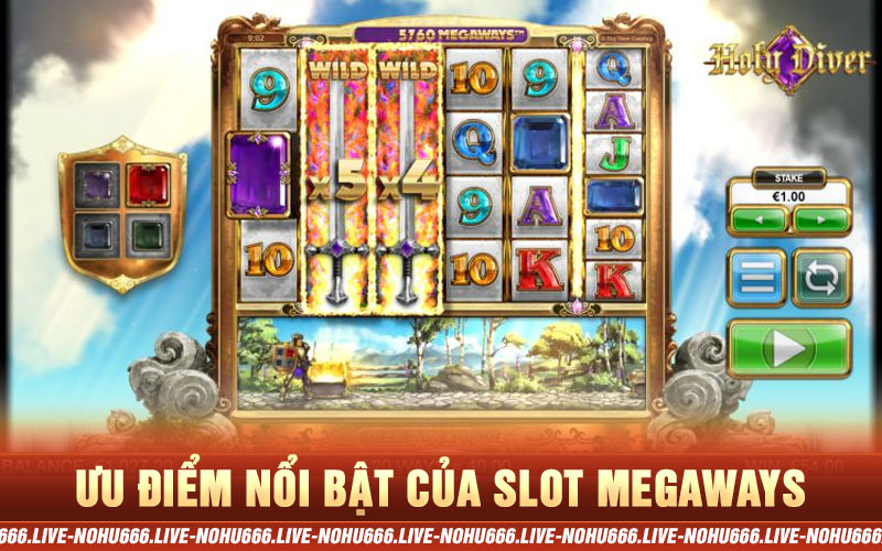 ưu điểm nổi bật Slot Megaway